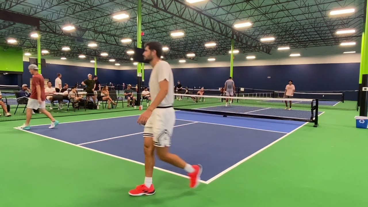 Semifinal 1 - Summer $1400 Pickleball Moneyball, Justin/Warren vs Tom/Eshaan