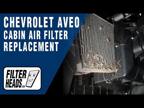 CHEVROLET Aveo - Cabin Air Filter Replacement