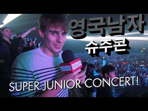 사람 대박 많았던 영국에서의 슈퍼주니어 콘서트!! // K-Pop Concert in London!!