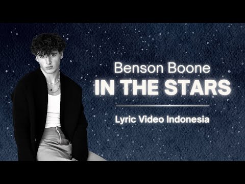 Benson Boone - In The Stars (Lyric Video Indonesia)
