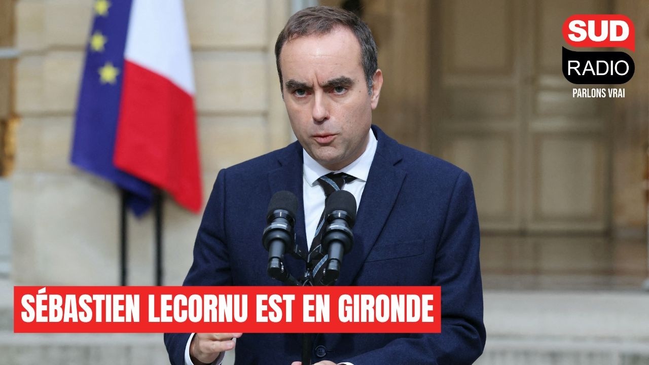 Sébastien Lecornu est en Gironde :"Il est venu en sourdine !"