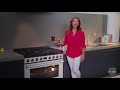 Sofie explores the Smeg, CPF9GPWHA and KPFA9WH  Portofino Cooker and Rangehood