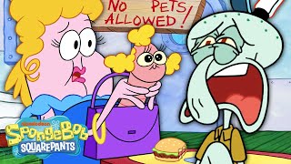 Letting Animals Loose at the Krusty Krab! 🐛 "A Place For Pets" Full Scene | SpongeBob