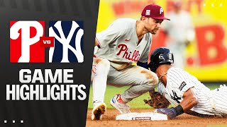 Phillies vs. Yankees Game Highlights (7/25/25) | MLB Highlights