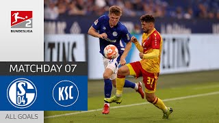 Quick Start At Schalke | FC Schalke 04 — Karlsruher SC 1-2 | All Goals | Matchday 7 – Bundesliga 2