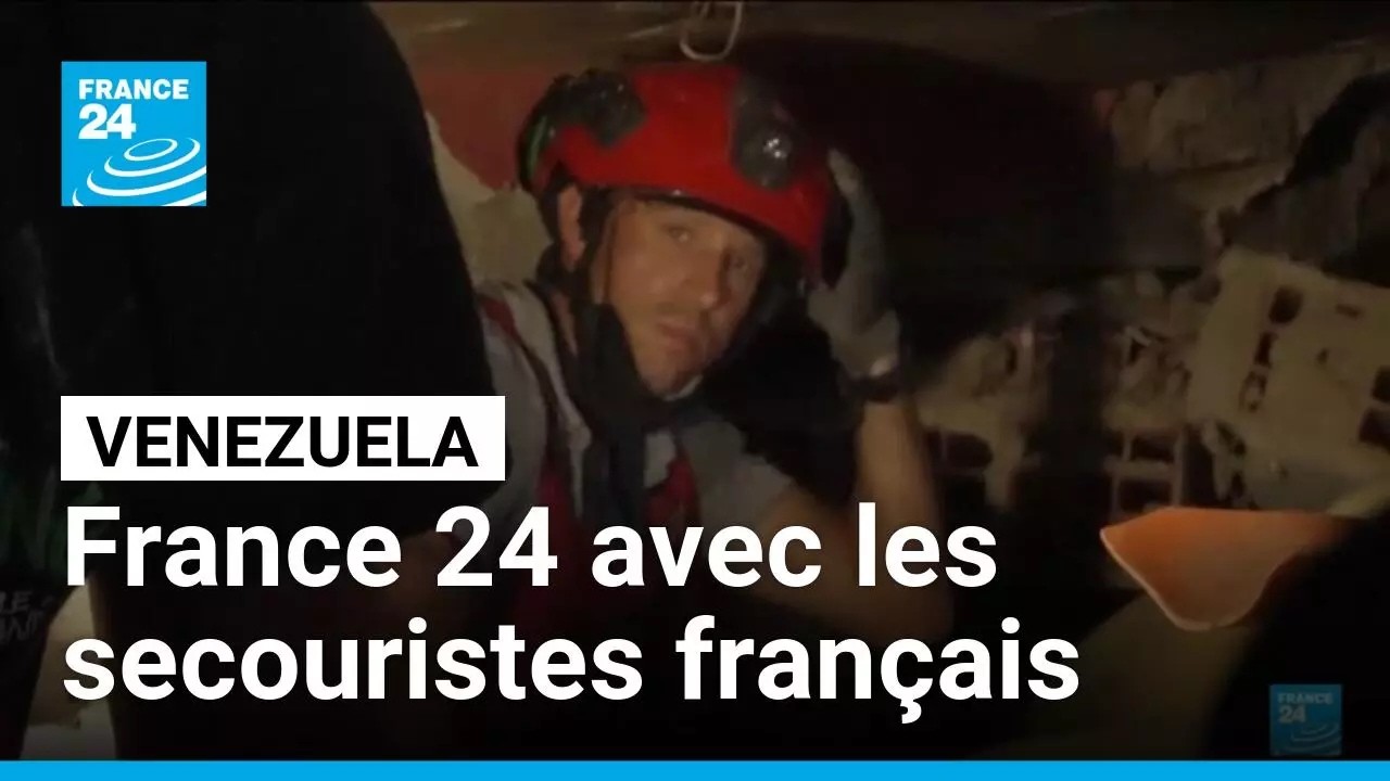 Venezuela : reportage France 24 avec les secouristes français • FRANCE 24