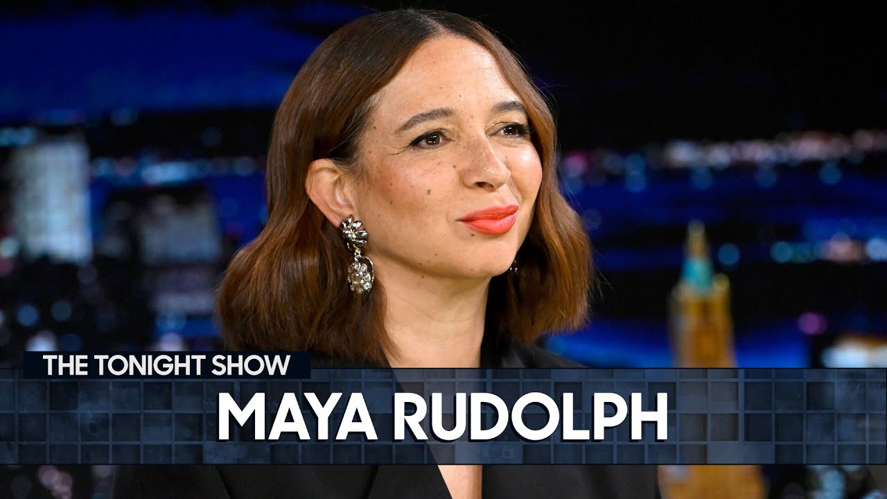 Maya Rudolph Spills on Her Dinner with VP Harris, Loot and Disenchanted (Extended) | Tonight Show