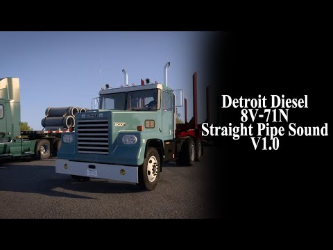 Detroit Diesel 8V-71N Straight Pipe v1.0.1