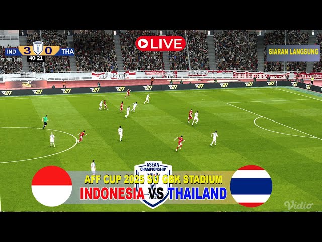 INDONESIA VS THAILAND U23 PREDIKSI AFF CUP 2025 SUGBK STADIUM  SIMULASI GAME #part7