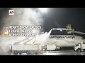 Heavy snow, freezing rain trigger flight cancellations in Germany  - 01:00 min - News - Video