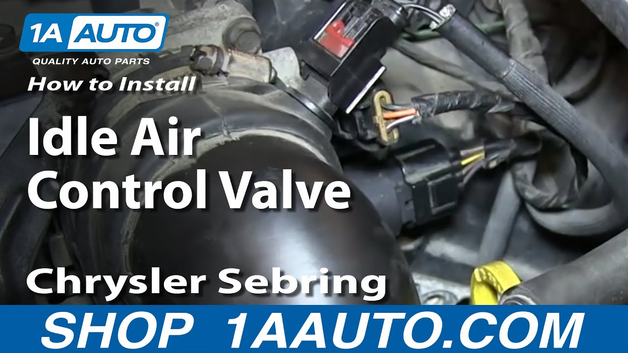 How To Install Replace Idle Air Control Valve 2.7L 2001-06 ... 2003 plymouth voyager engine diagram 