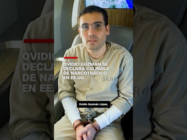 Ovidio Guzmán se declara culpable de narcotráfico en EE.UU.