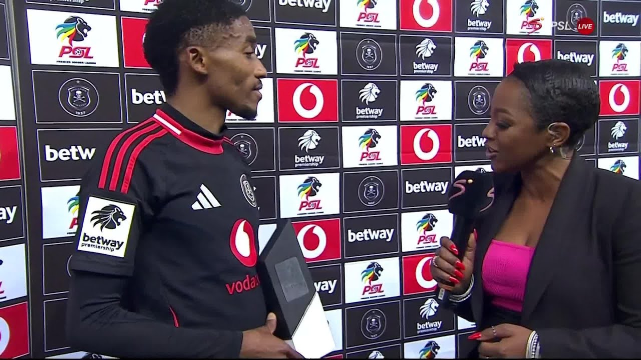 Man of the Match Monnapule Saleng | Orlando Pirates v Chippa United | Betway Premiership