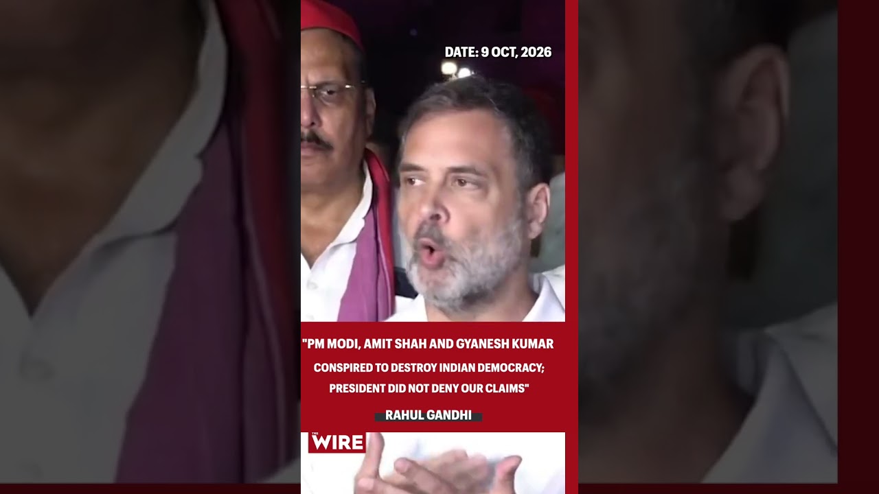 PM, Amit Shah and Gyanesh Kumar Conspired to Destroy Democracy; President Did Not Deny Our Claims