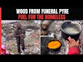 Delhi Temperature Today: Homeless People Collect Unburnt Wood From Funeral Pyre To Stay Warm