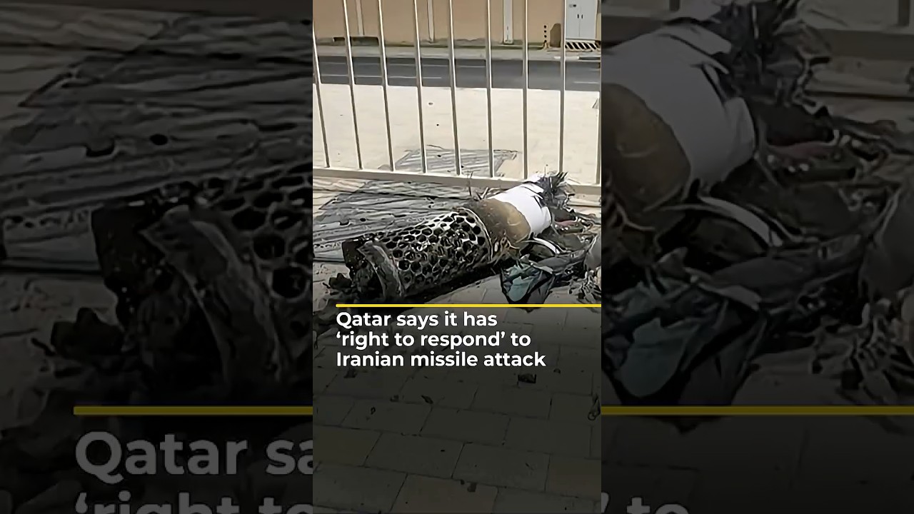 Qatar says it has ‘right to respond’ to Iranian missile attack | AJ #shorts