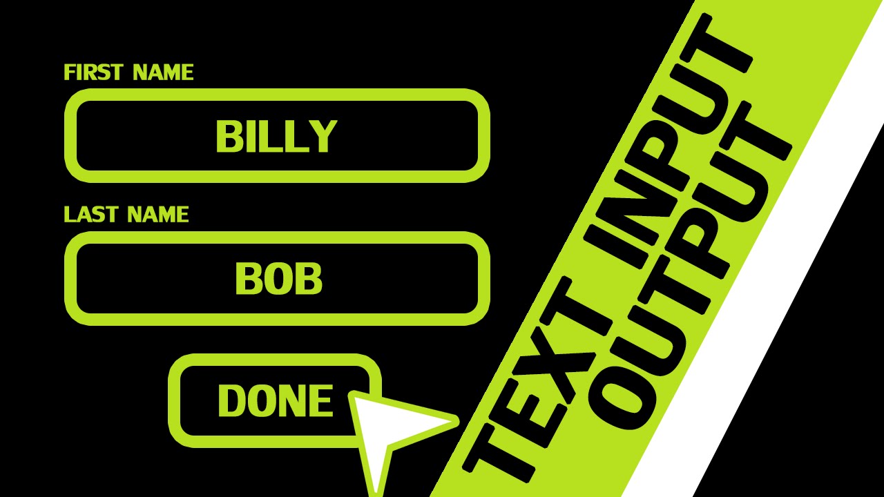 Game Maker Tutorial - Text Input and Output - YouTube