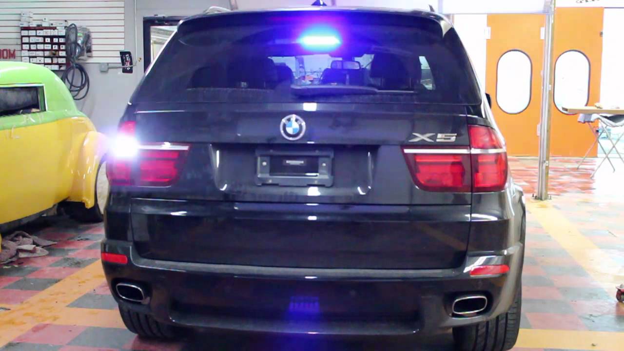 Bmw x5 police lights #1