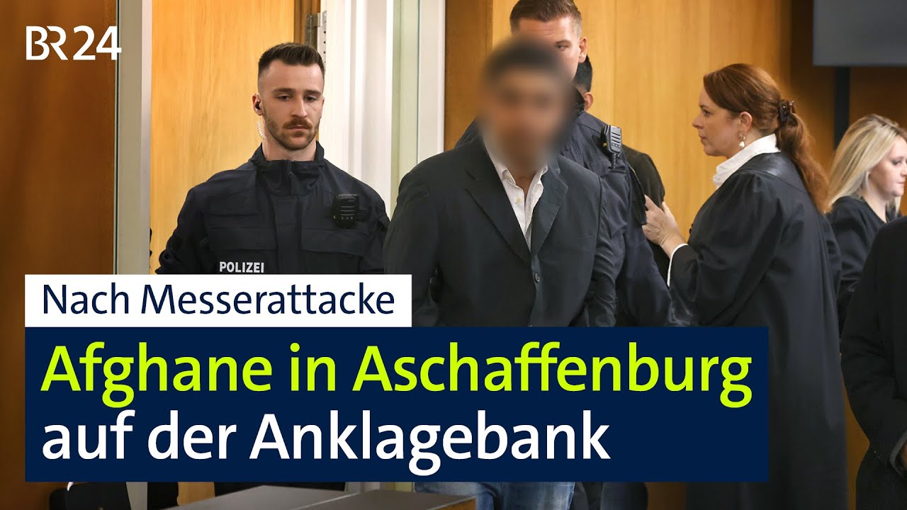 Aschaffenburg: Afghane nach Messerattacke vor Gericht | BR24