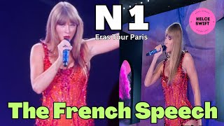 Taylor Swift WOWS the Paris crowd by her French GREETINGS on Night 1 #ParisTsTheErasTour