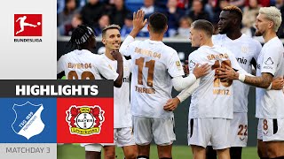 Back on the road to success | TSG Hoffenheim — Bayer 04 Leverkusen 1-4 | Highlights | Matchday 3