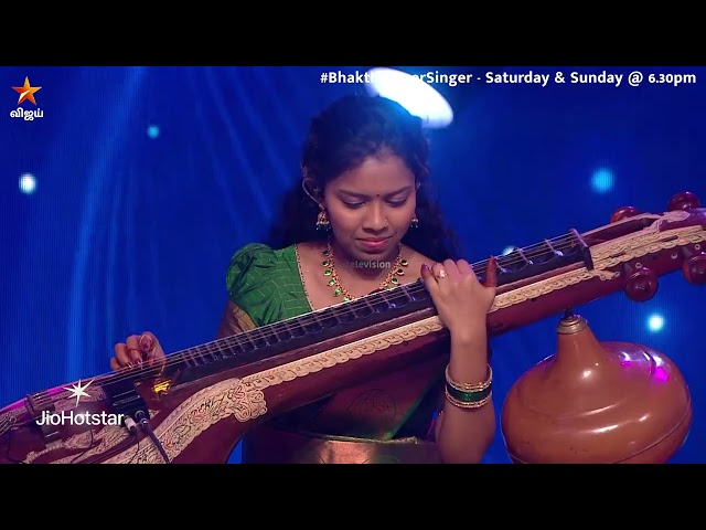 Glimpse of Baba Oru Karunalayam Song by Pavithra & Karthik 🙏❤️| Bakthi Super Singer | Episode Promo