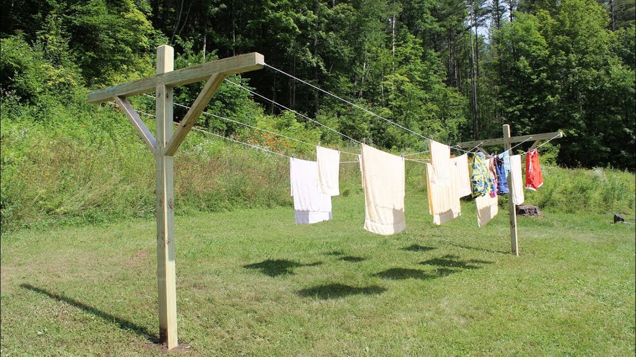 how-to-make-build-a-clothesline-by-jon-peters-youtube