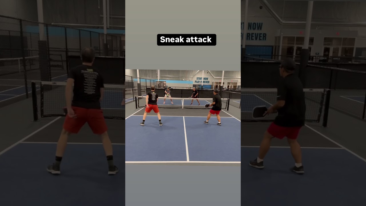Sneak attack #pickleball #Highlights #Sports #Fun #Action