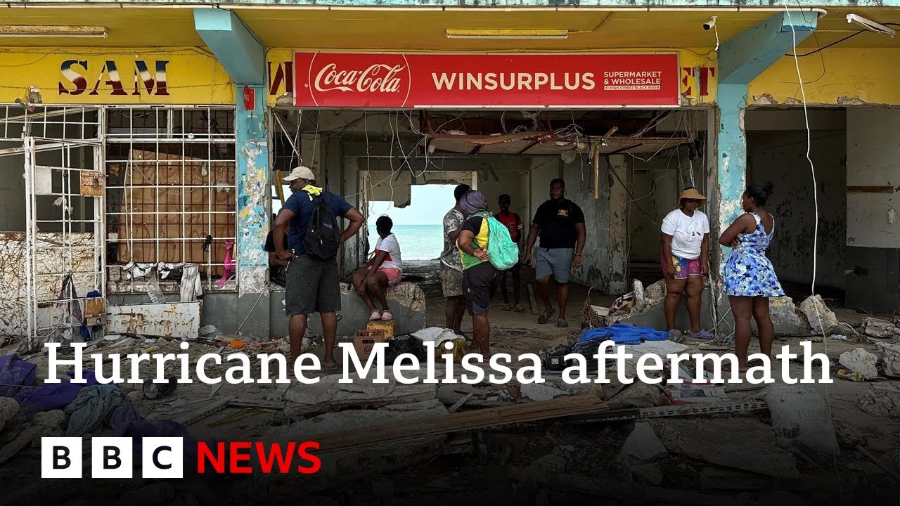 Hurricane death toll rises as Jamaica aid effort struggles | BBC News