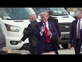Former US President Donald Trump Arrives in Atlanta Ahead of Presidential Debate | News9