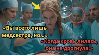 Она всего лишь медсестра? Главный хирург осознал правду, войдя в операционную.