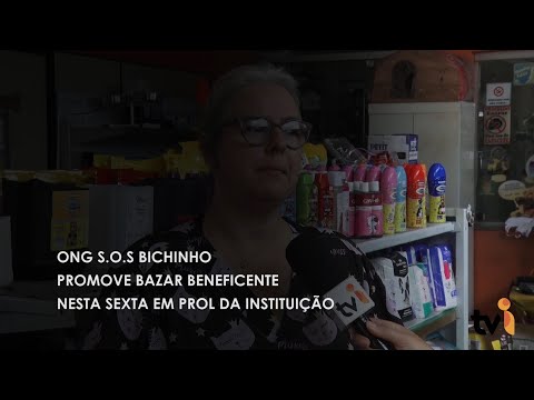 Vídeo: ONG SOS Bichinho promove bazar beneficente nesta sexta em prol da instituição