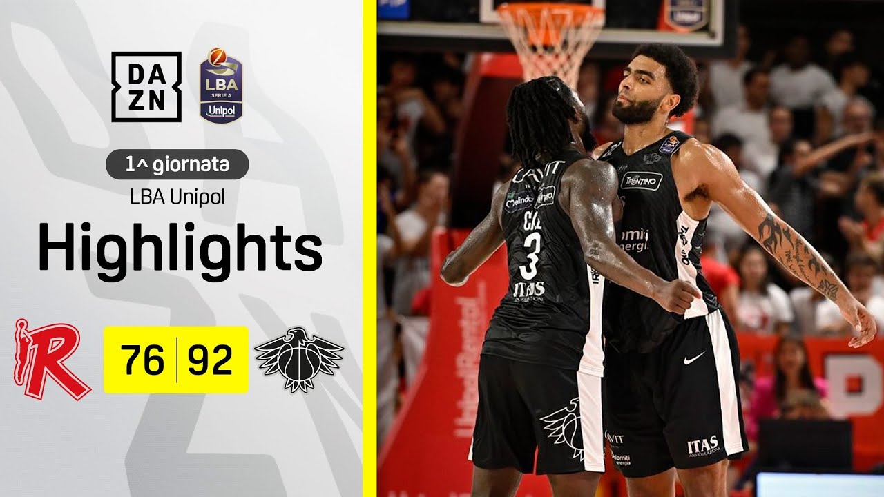 Partenza col botto per la Dolomiti Energia Trentino: Reggiana-Trento 76-92 | LBA | DAZN Highlights