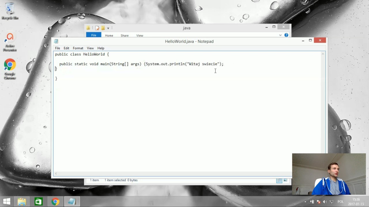 Podstawy Javy [2] - Pierwszy program