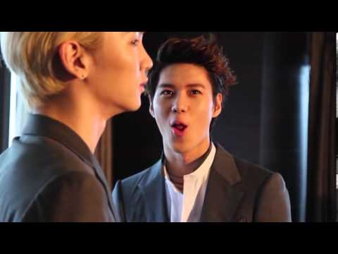 SHINee + f(x) Victoria Highcut photoshoot BTS