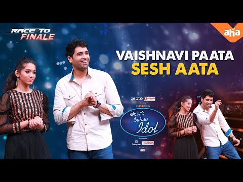 Telugu Indian Idol: Race to finale- Adivi Sesh dances with contestant Vaishnavi 