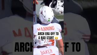 Arch Manning & Texas tough season debut 😬