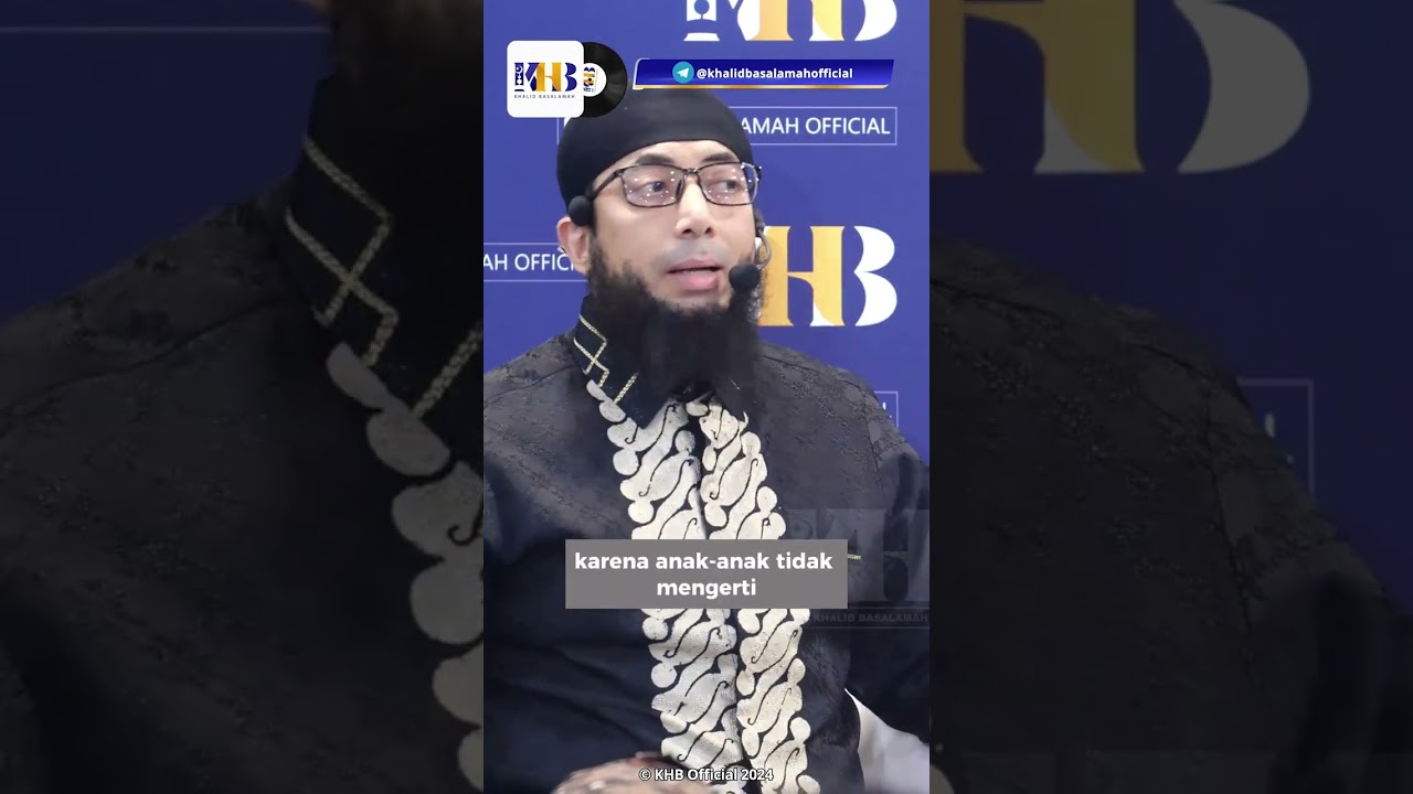 INILAH INTI DARI MASALAH GENERASI MUDA - USTADZ KHALID BASALAMAH