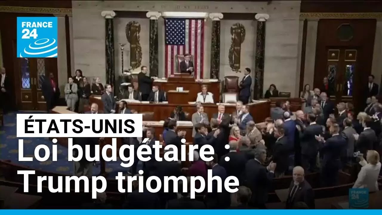 États-Unis : Trump décroche une victoire majeure avec sa loi budgétaire • FRANCE 24