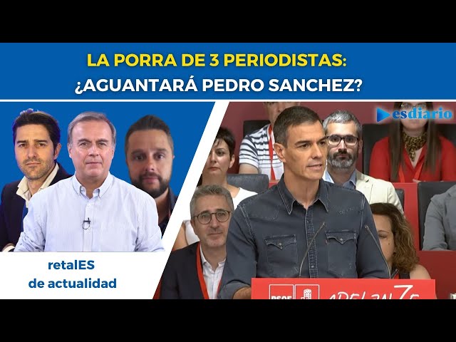 La porra sobre el futuro de Pedro Sánchez de 3 periodistas: ¿Aguantará en La Moncloa hasta 2027?
