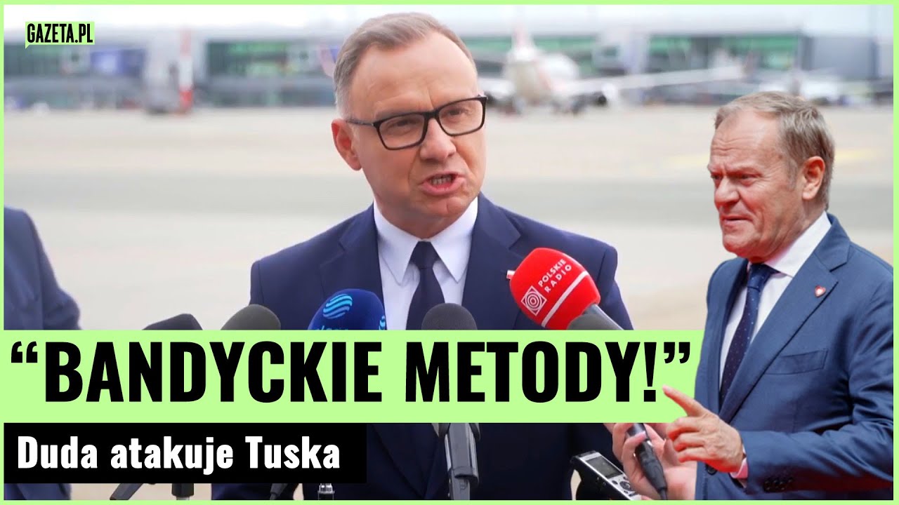 Duda zaskoczył na konferencji. Zaatakował Tuska! | Gazeta.pl