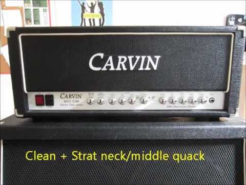 Carvin MTS 3200 Tube head demo video
