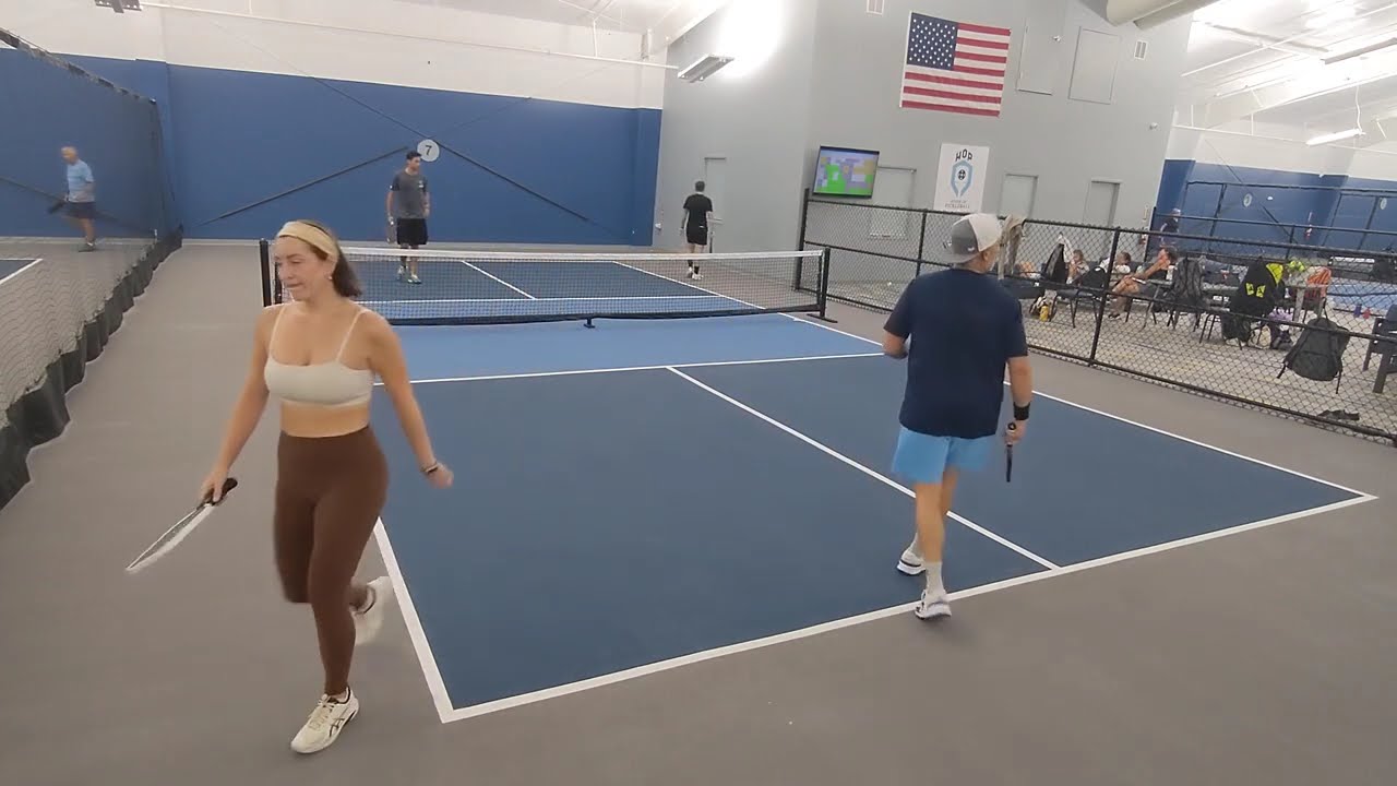 SHE HITS THE HARDEST ON THE COURT! 4.0 Pickleball Game at The HOP in Leland, NC