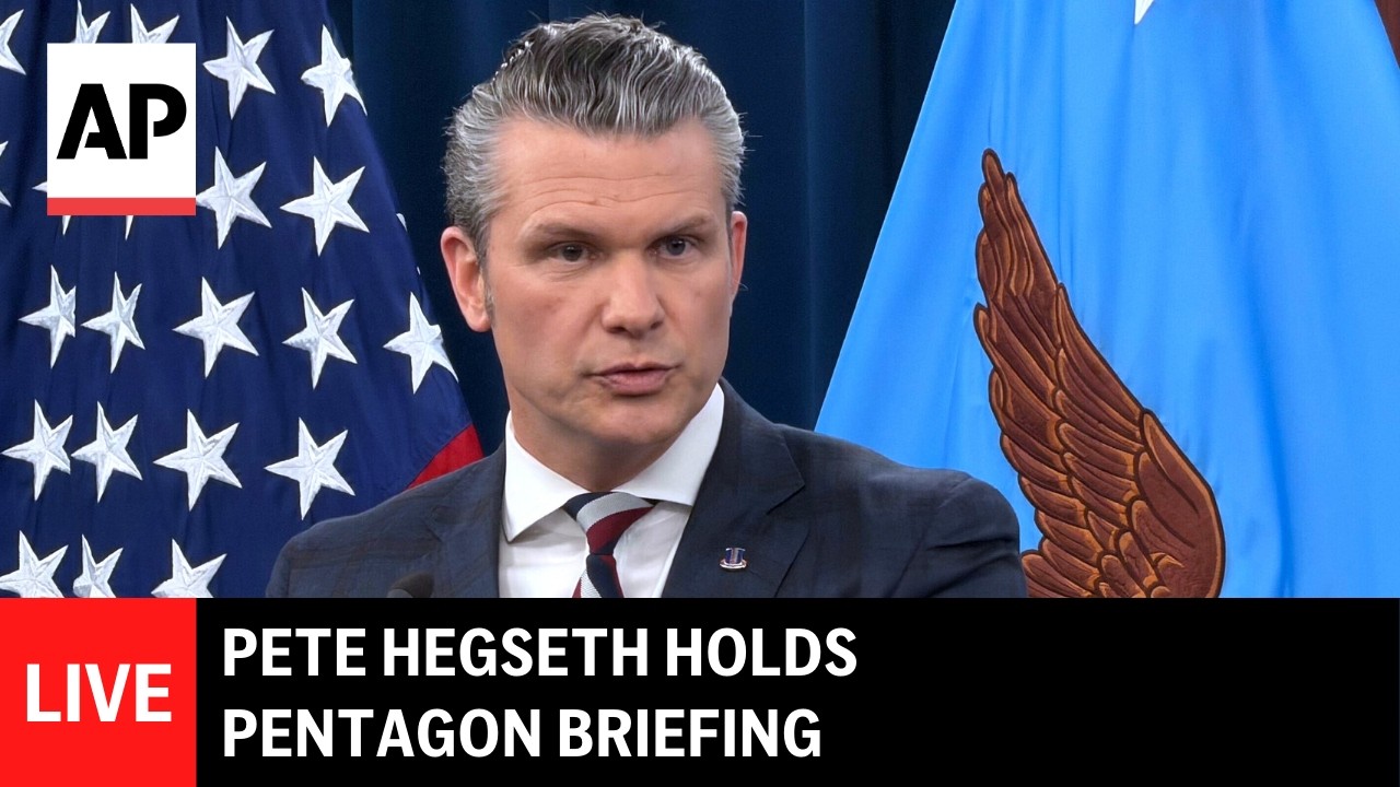 LIVE: Pentagon briefing on US and Israel's war with Iran