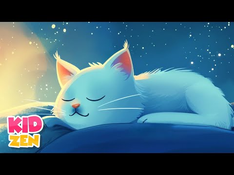 12 Hours of Sleeping Music for Kids: My Sweetheart 🐱 Relaxing Lullaby with a Cute Sleeping Cat