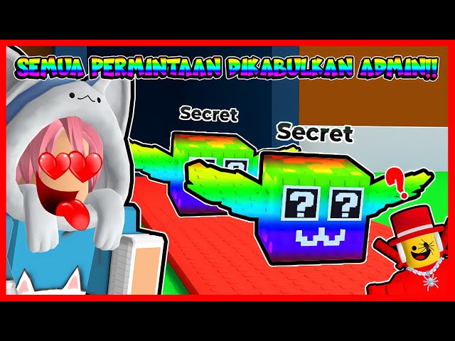 ATUN MENDAPATKAN LUCK TAK TERBATAS DARI ADMIN STEAL A BRAINROT !! ROBLOX