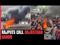 Rajputs Hold Protest Over Killing Of Karni Sena Chief In Rajasthan