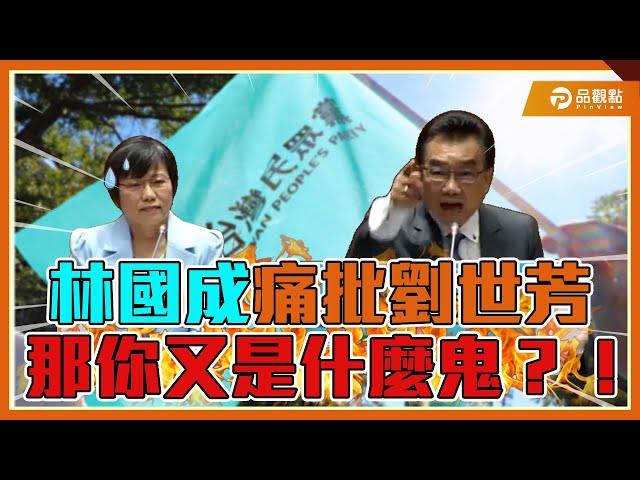 「墓地都看好了！」林國成：我是台灣鬼 怒轟劉世芳侮辱民眾黨