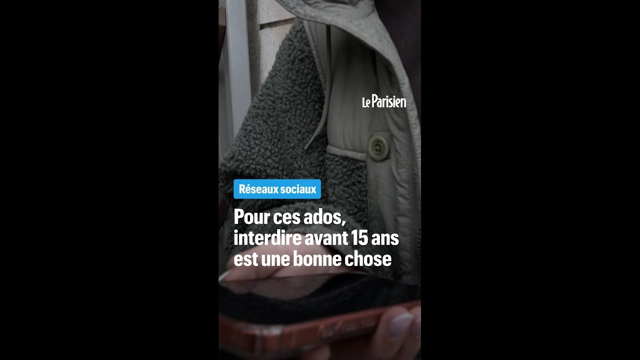 Interdiction des réseaux sociaux avant 15 ans : l'avis des ados