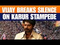 VIJAYS FISRT REACTION AFTER THE TRAGIC KARUR STAMPEDE | TAMIL NADU | NEWS9
